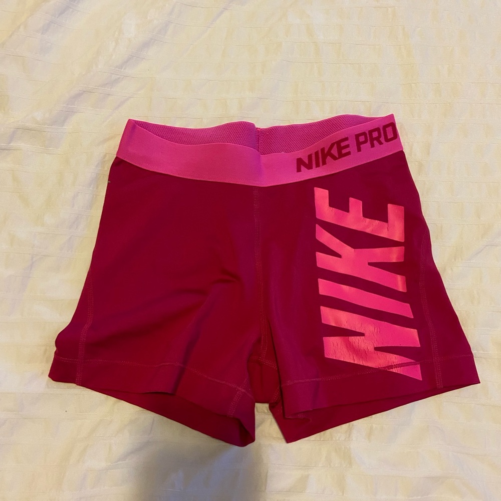 Pink Nike spandex